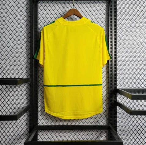 2002 Retro Brazil Soccer Jersey Home