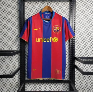 2007/2008 Retro Barcelona Home Football Shirt 1:1 Thai Quality