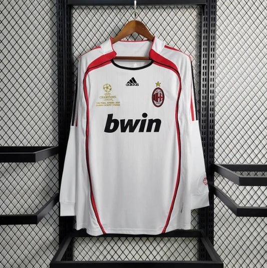 2006/2007 Retro Long Sleeve AC Milan Away Football Shirt 1:1 Thai Quality