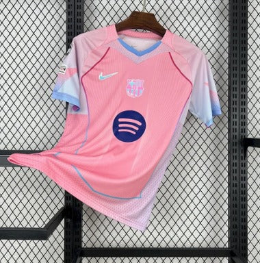 2025/2026 Barcelona Special Edition Pink Football Shirt