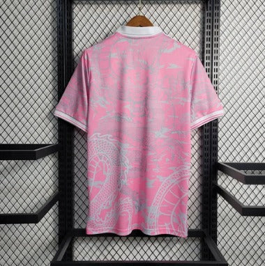 2023/2024 Real Madrid Chinese Dragon Pink Football Shirt