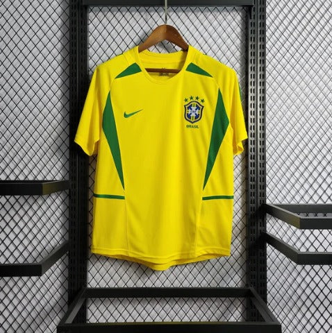 2002 Retro Brazil Soccer Jersey Home